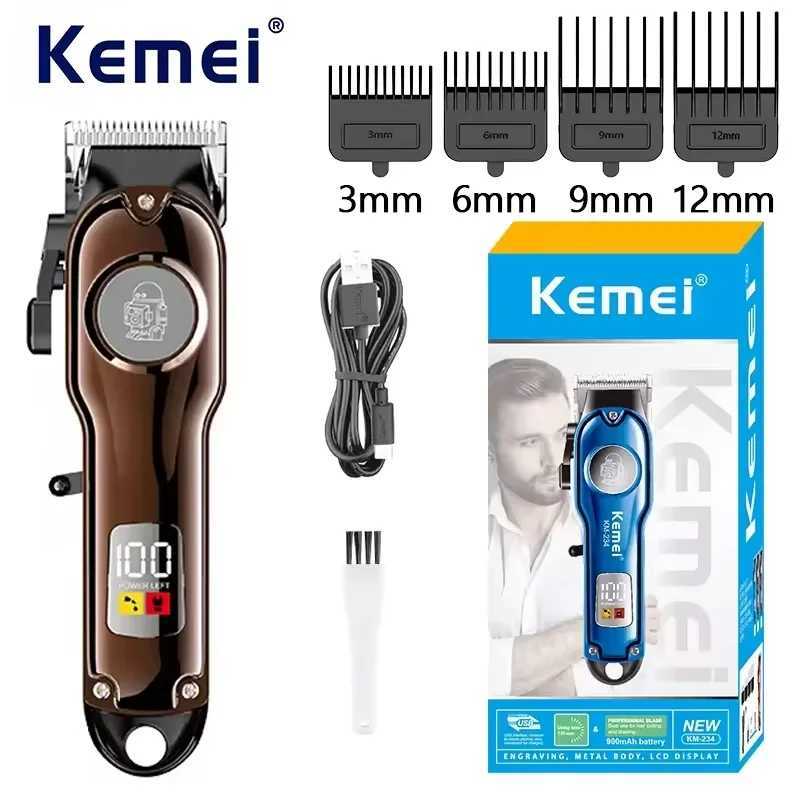 Kemei KM-234 Professional Electric Hair Clipper Cordless Hair Clipper Mens Hair Clipper W241212