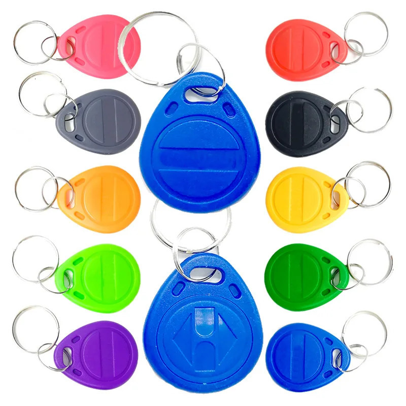 50pcs T5577 Rewritable 125KHz RFID Key Fob EM4305 Copy Rewritable Duplicate RFID Tag Proximity Token Key Copy Card 241209