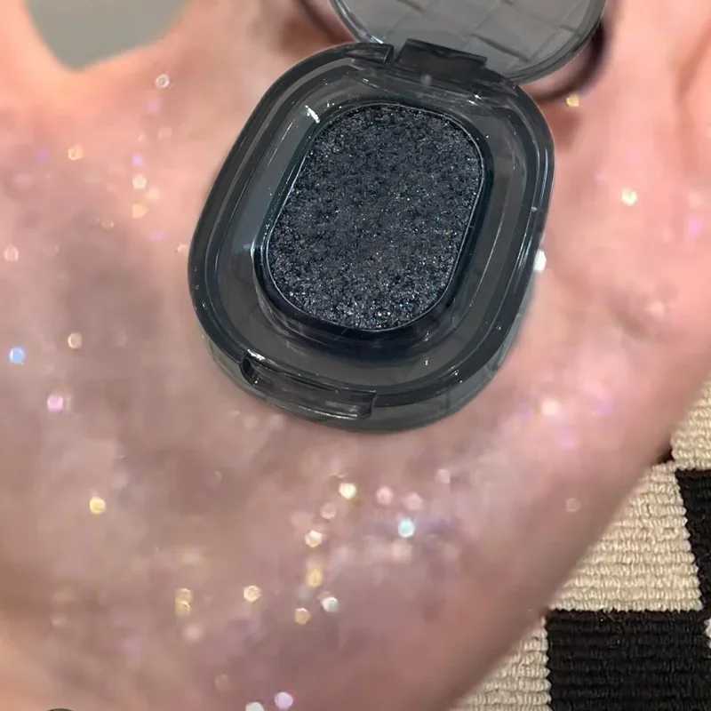 Flash Punk Smoke Black eye shadow Makeup Palette Metal Dark Silver Eye Shadow Highlighter l Brown eye shadow Pigment CosmeticsW241212