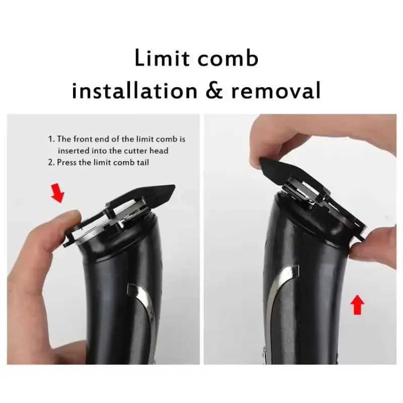 Kemei KM-1419 Rechargeable Electric Hair Clipper MenS Household Shaver Hair Trimmer and Nose Trimmer 3 in 1 Hair Clippers Men W241212