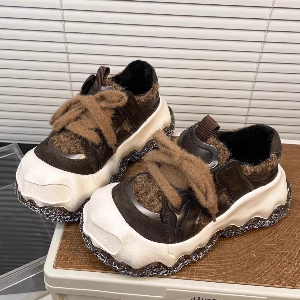 Women Casual Shoes:Thick Sole Hot Sale Fashion Versatile hot Designer Shoes Increase Height Trendy,Brown/Blue/Purple,Free shipping