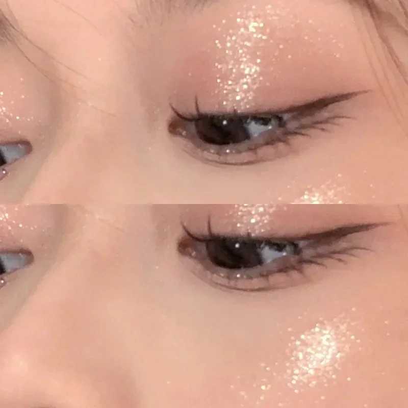 Monochrome shiny eye shadow less Highlight powder makeup diamond eye shadow palette bright shiny eye shadow cosmeticsW241212