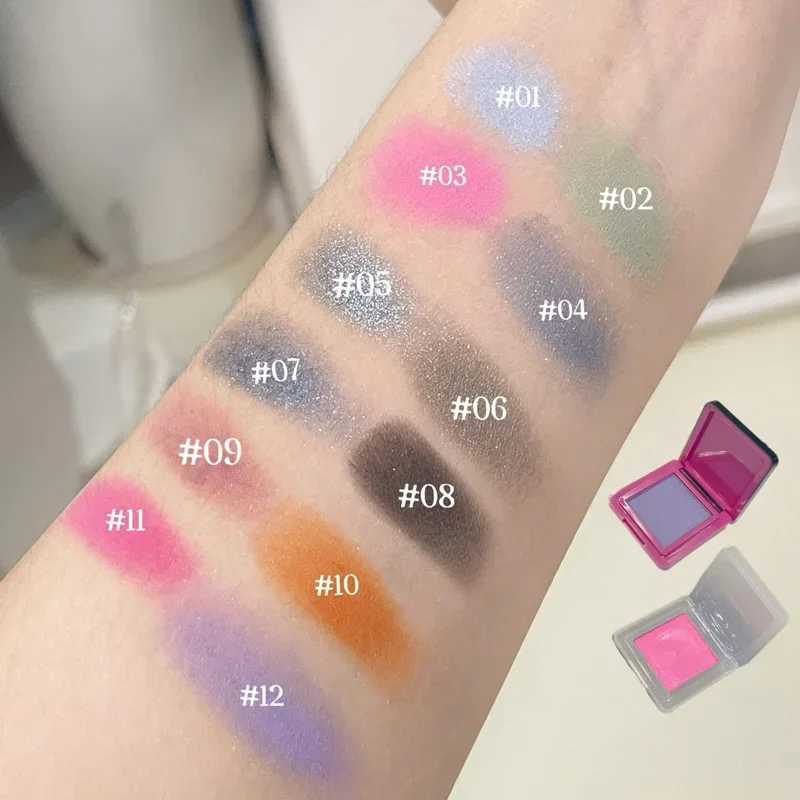 Wild Rose Black eye shadow Palette Matte Glitter Monochrome eye shadow Gothic Red Pigment Waterproof Fashion Smoke Eye MakeupW241212