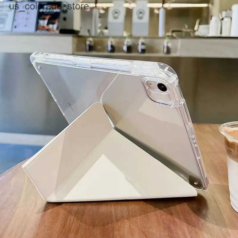 Tablet PC Cases Bags For iPad Air 5 2024 Air 6 11 iPad Pro 11 12.9 13 10 Gen 10.5 10.2 9th 8th 6th 5th 9.7 inch Mini 7 6 Smart Case with Pen Holder L2