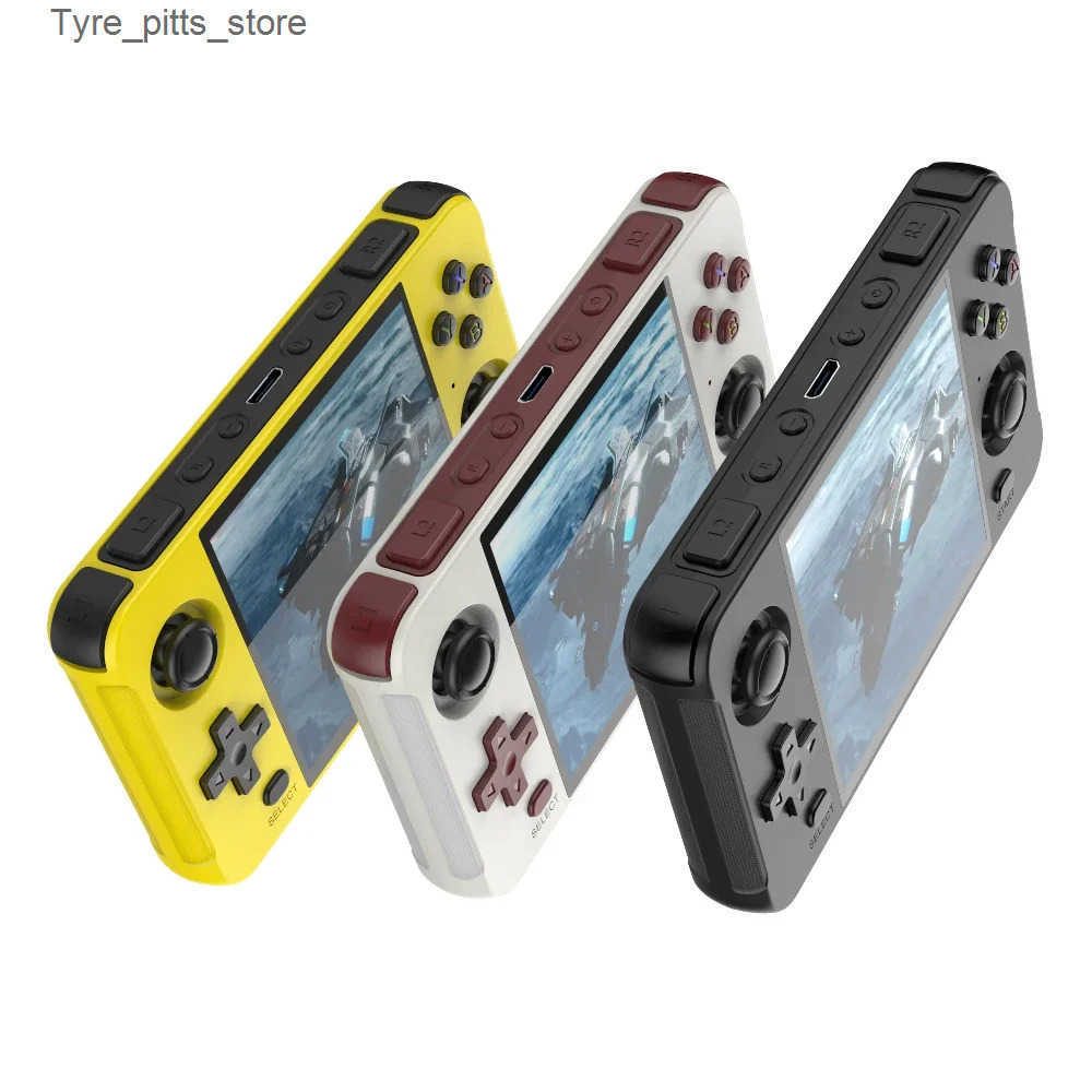 Portable Game Players BOYHOM R40S Retro Handheld Game Console Linux System 720*720 4 Inch I Screen built in WIFI RK3566 Portable Pocket Video Player L