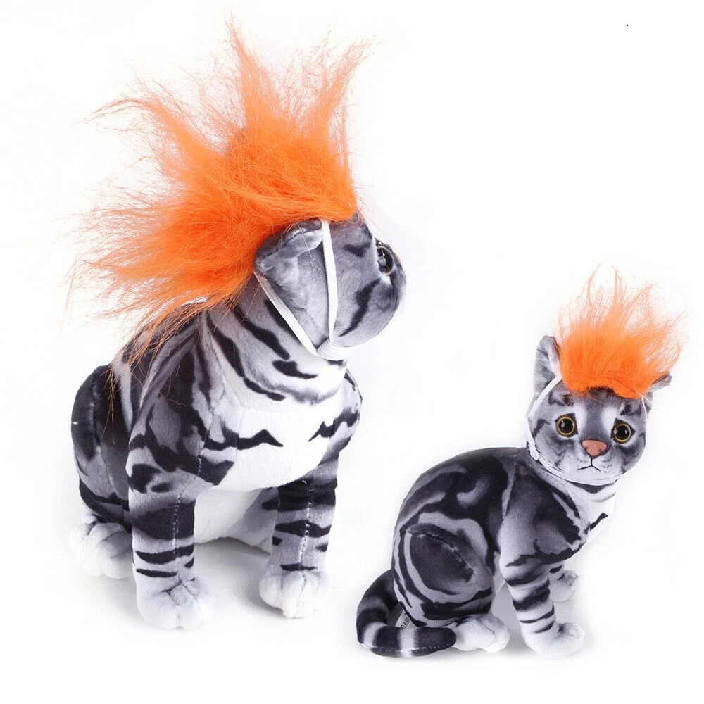 Funny Pet Wig Dog Cat Hat Costume Wig Punk Rock Cool Headwear Halloween Dress Up Cosplay Party Decor 241212