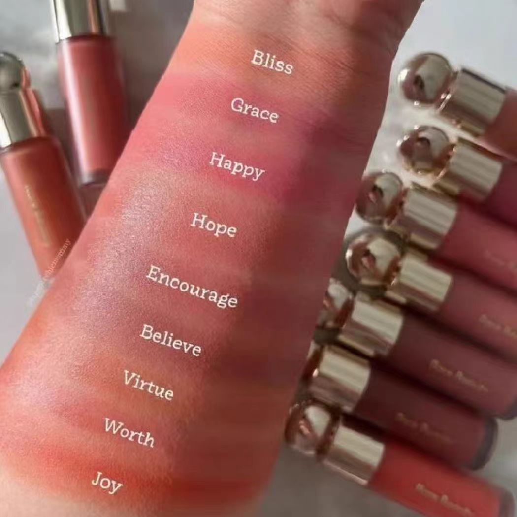 Rare Beauty Soft Pinch Dewy Liquid Blush JOY WORTH GRATEFUL LWCKY VIRTUE LOVE 6 Colors Long Lasting liquid blush face Makeup