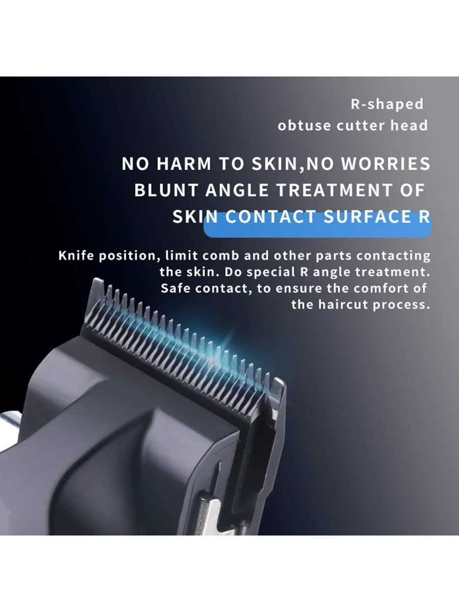 Kemei KM-2296 Electric with USB Base Oil Head Carving Salon Hair Clipper M241212 C260312