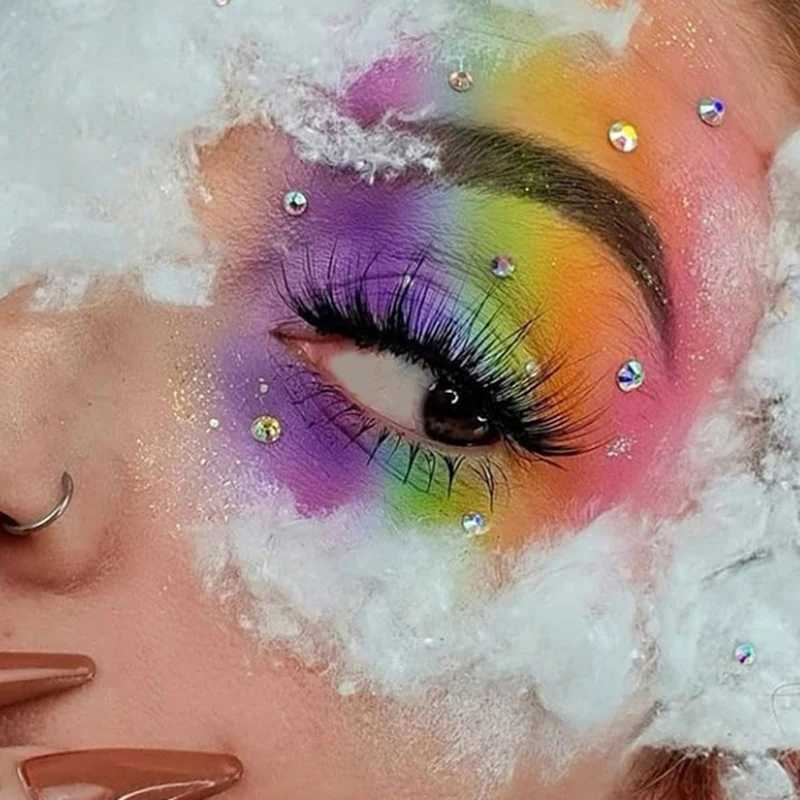 30 color dreamy rainbow eye shadow palette practical makeup eye shadow safe light eye shadow palette ldren stage makeupW241212