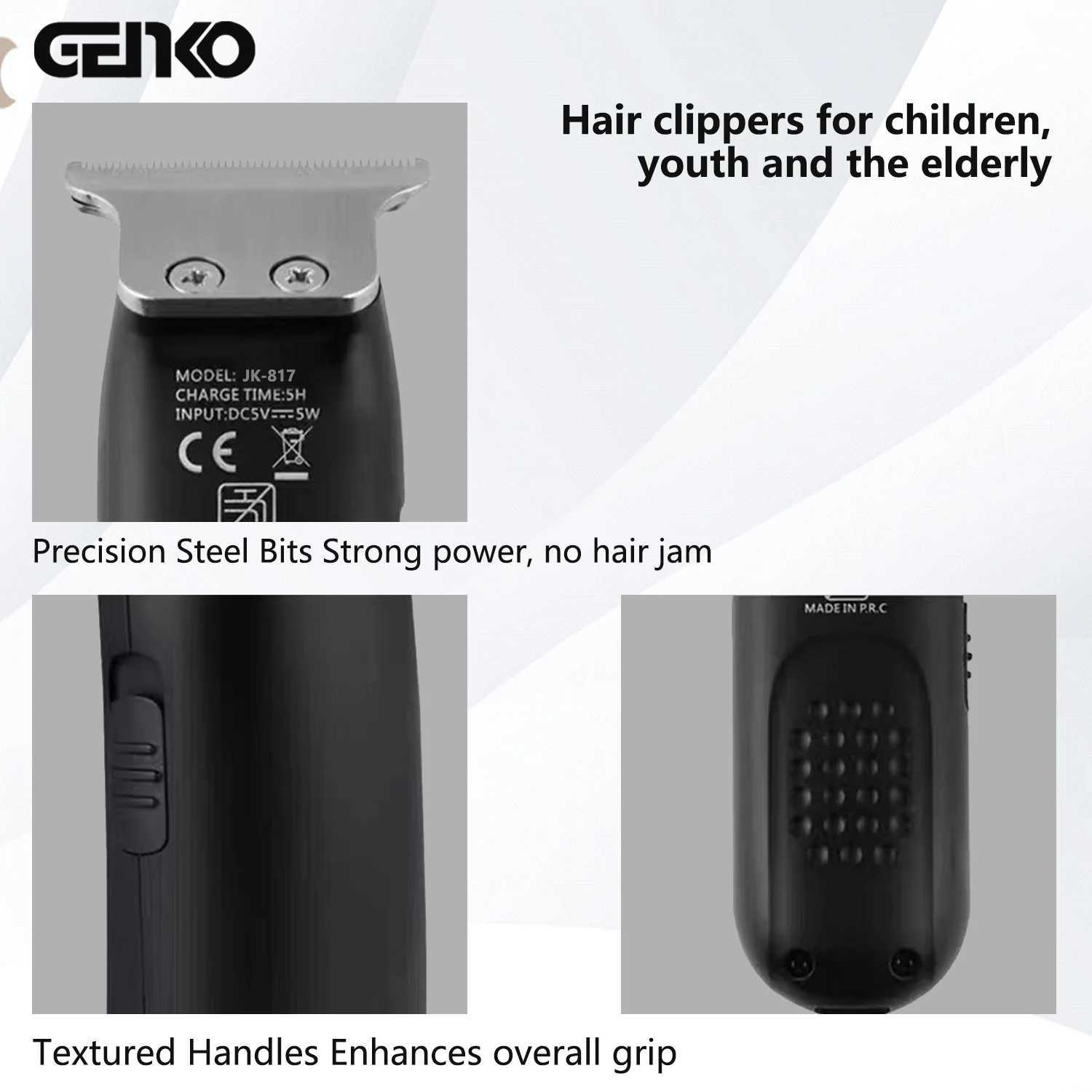 Professional Pocket Cordless Hair Clipper Hair Trimmer Mini Portable Electric Hair Clipper For Men Hair Trimmer Barber Haircut W241212