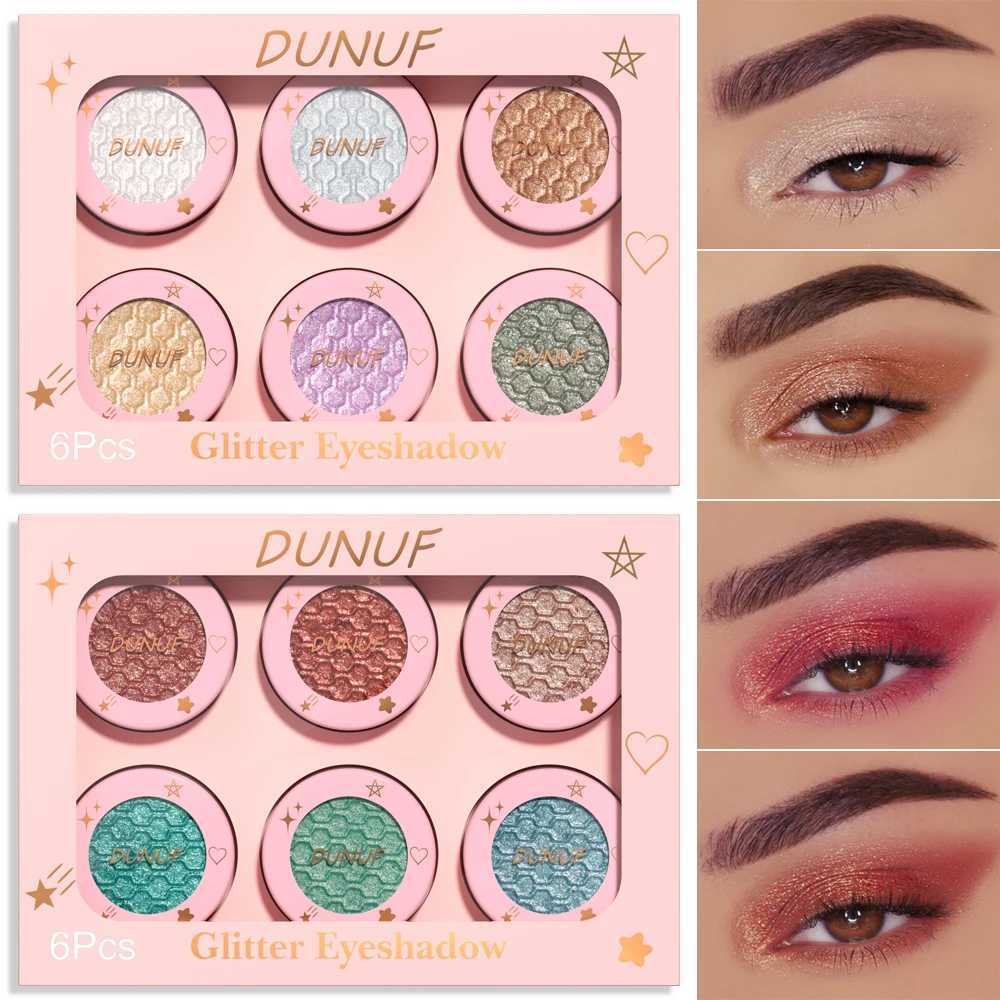 DUNUF 6-color potato eye shadow with long-lasting moisture and delicacyW241212