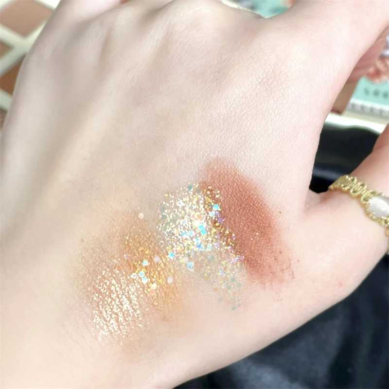 14 color tiger eye shadow palette sparkle eye shadow B waterproof cute makeup womens cosmeticsW241212