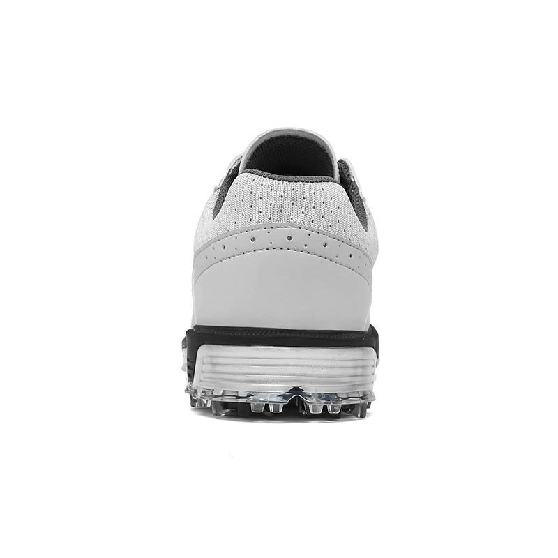 LiXingMing Golf Shoes Men Gray Large Size To 48 Breathable Cleats Sport Teenager Training Sneakers w241118