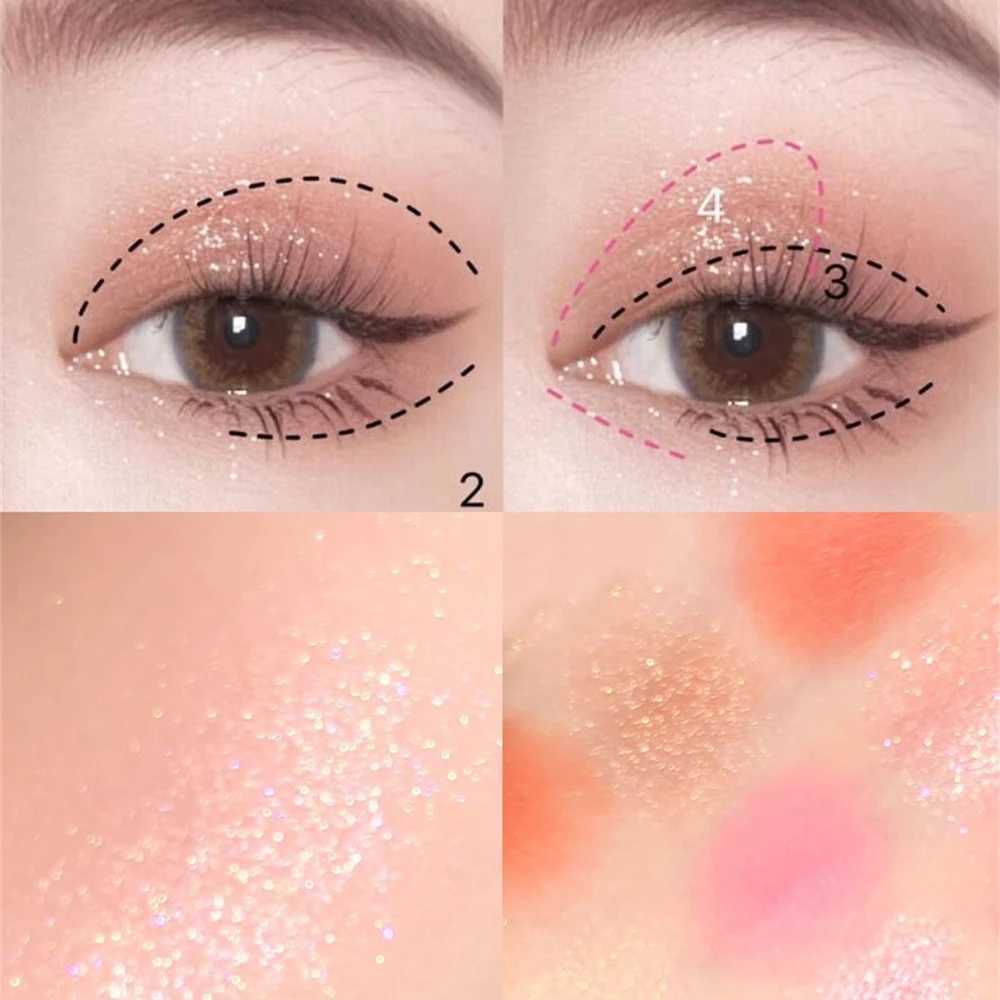 20Color Passion Eyeshadow palette less Earth Tone Matte durable waterproof glitter eye shadow low saturation Korean makeupW241212