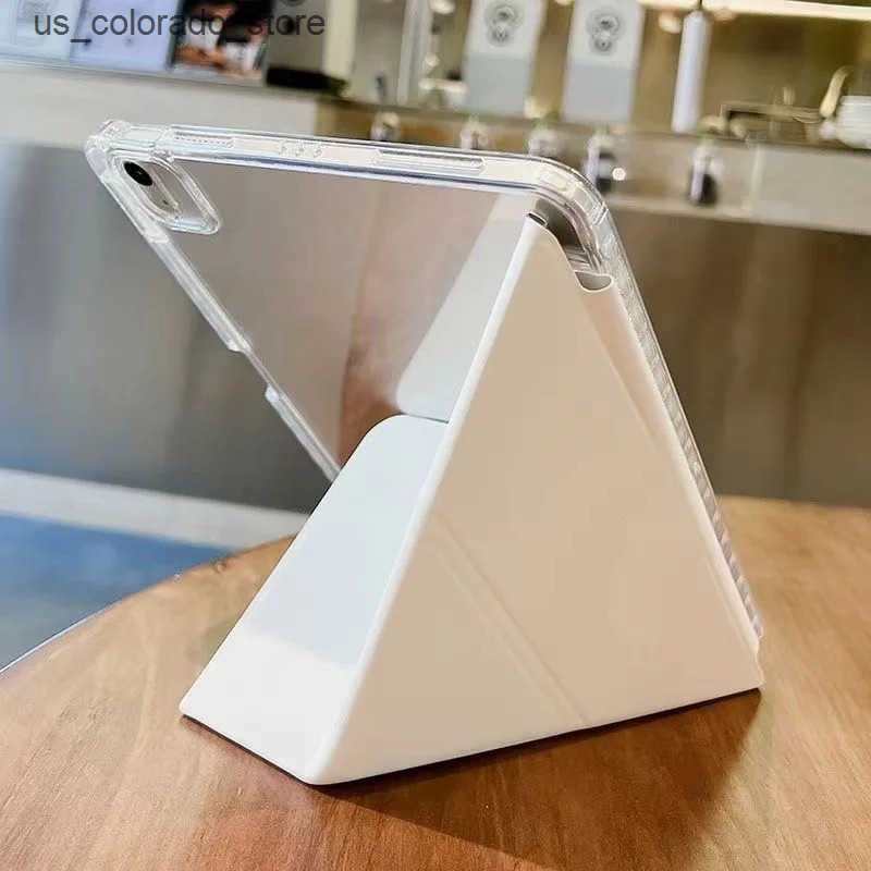 Tablet PC Cases Bags For iPad Air 5 2024 Air 6 11 iPad Pro 11 12.9 13 10 Gen 10.5 10.2 9th 8th 6th 5th 9.7 inch Mini 7 6 Smart Case with Pen Holder L2