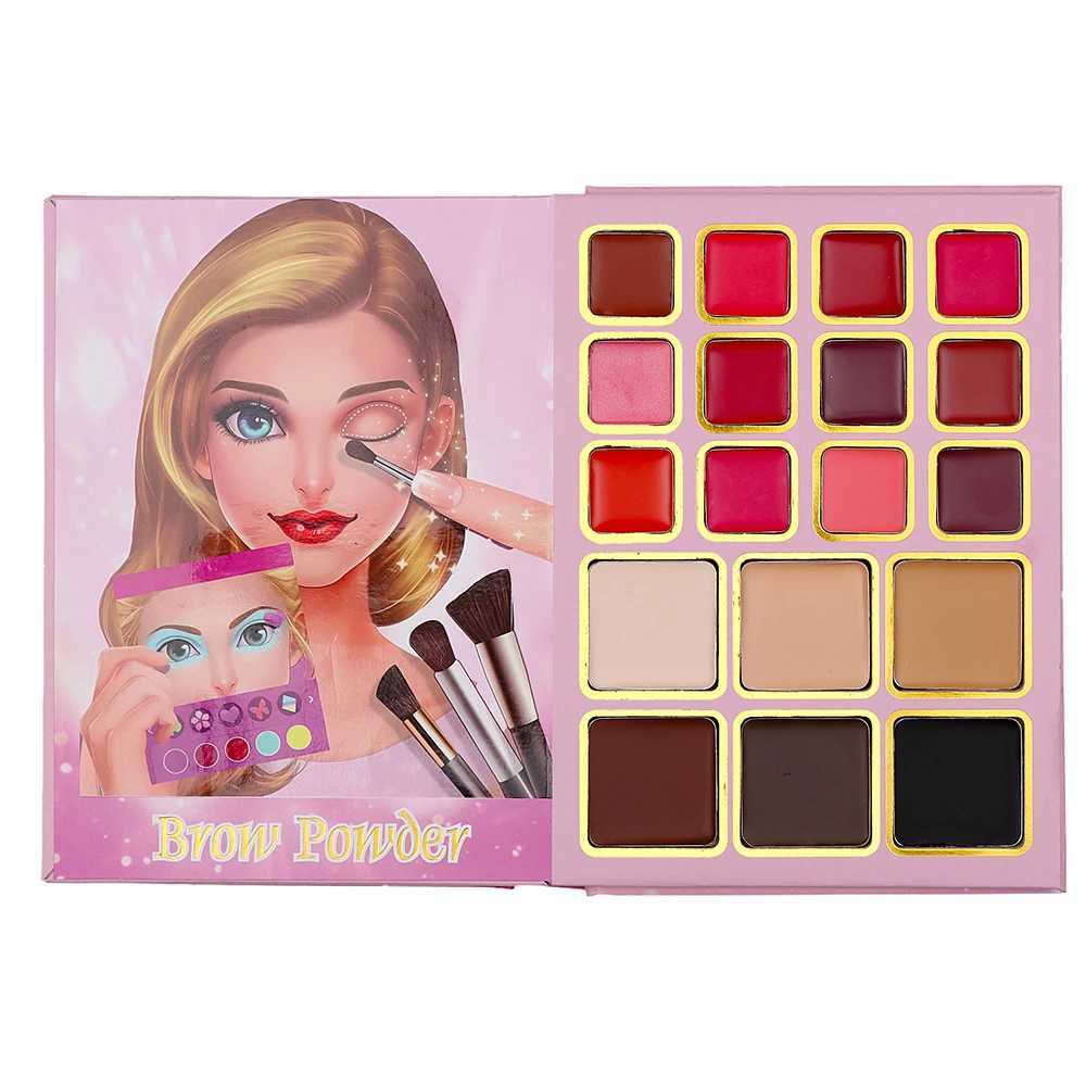 BELZGMEE 78 Colors 5 Pages Princess Eye Shadow Palette Book Glitter Highlight Eyeshadow Palette Professional Makeup for EyesW241212