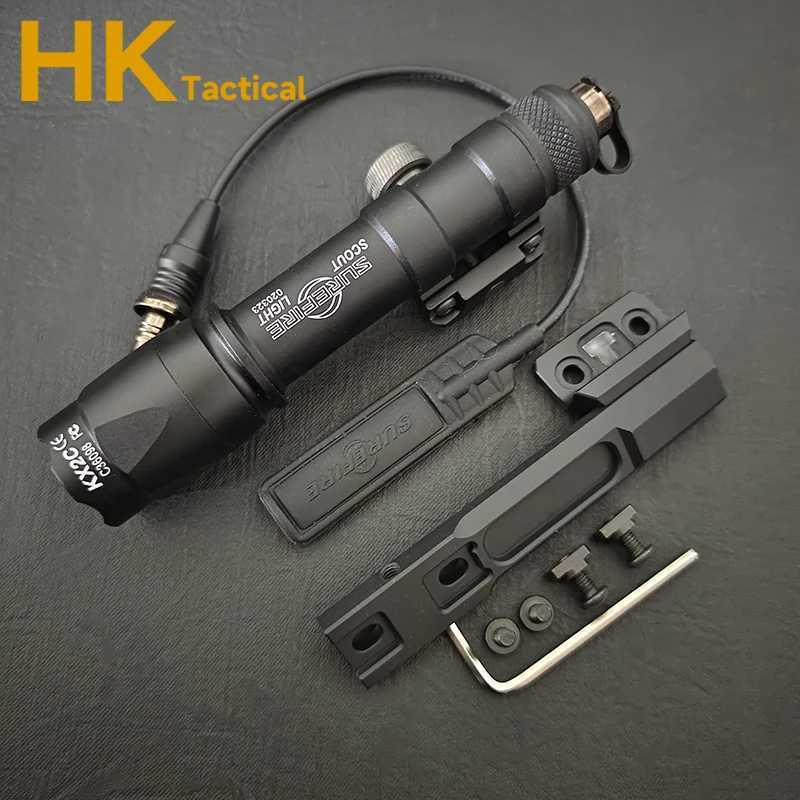 Tactical SF M600 M600C Weapon Gun Light Gun Rifle Weapon M300 M600B Flashlight Reconnaissance Flashlight Hunting Pictinny Rail W241212