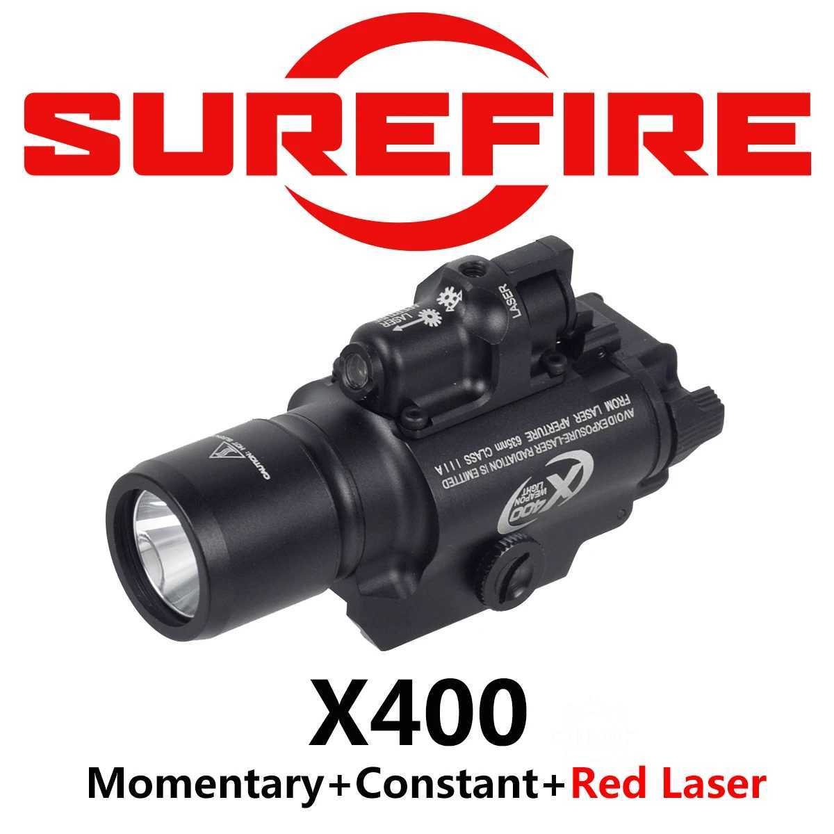 Tactical X400 Ultra X400V X400V-IR Red Laser Gun D Light Suitable for 20mm Rail Air Gun Hanging Hunting Flashlight W2442561212 1