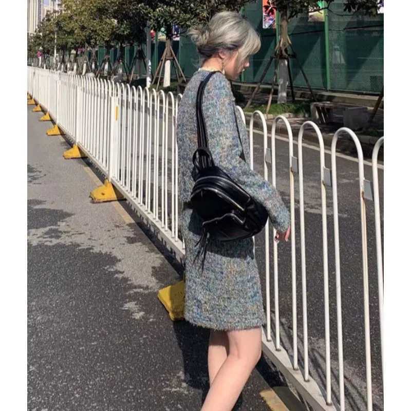 Backpack Fem New Style Fi Brand All-mah Go Out Ins Shoder Bag Ch Pack Korean Versi Soft Leather Z241212