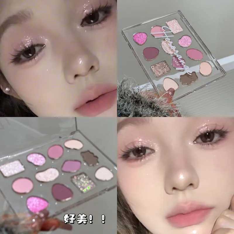 12 color eye shadow palette delicate powder fly free powder shimmer natural growth comprehensive paletteW241212