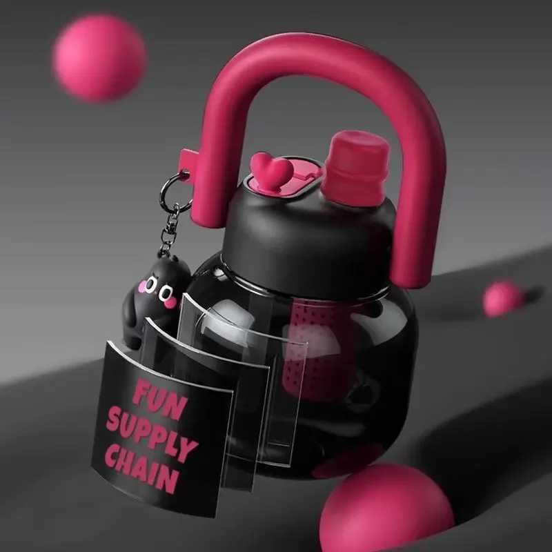 High temperature resistance space straw large capacity ton cup portable high appearance large belly beverage cup Y241211