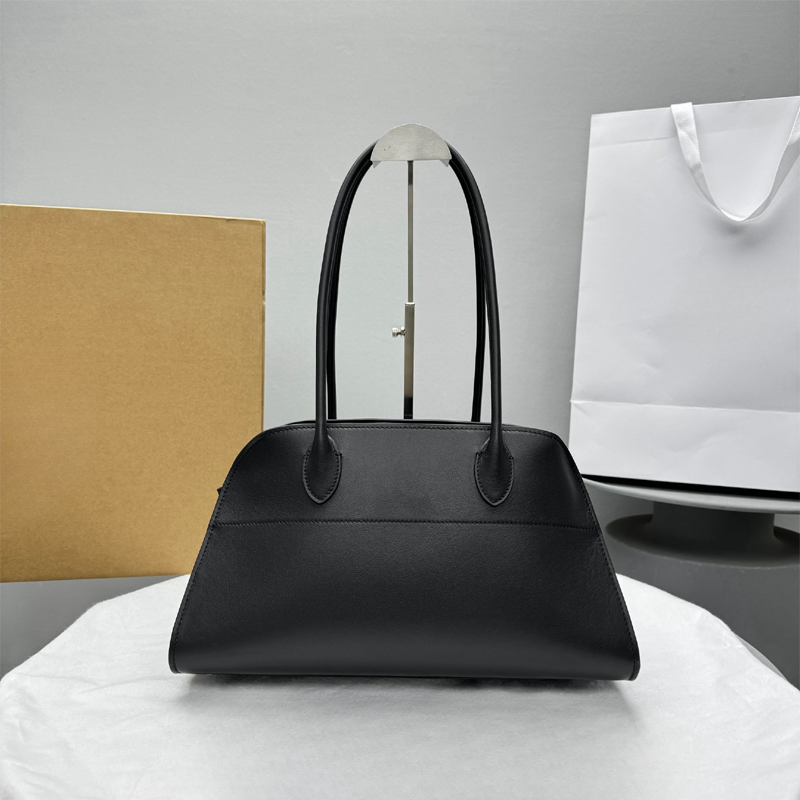 10A Mirror Quality Women's Cosmetic Bag, Large Capacity Tote Bag, Plain Shoulder Bag, Cowhide Hand Bag, Commuter Tote Bag