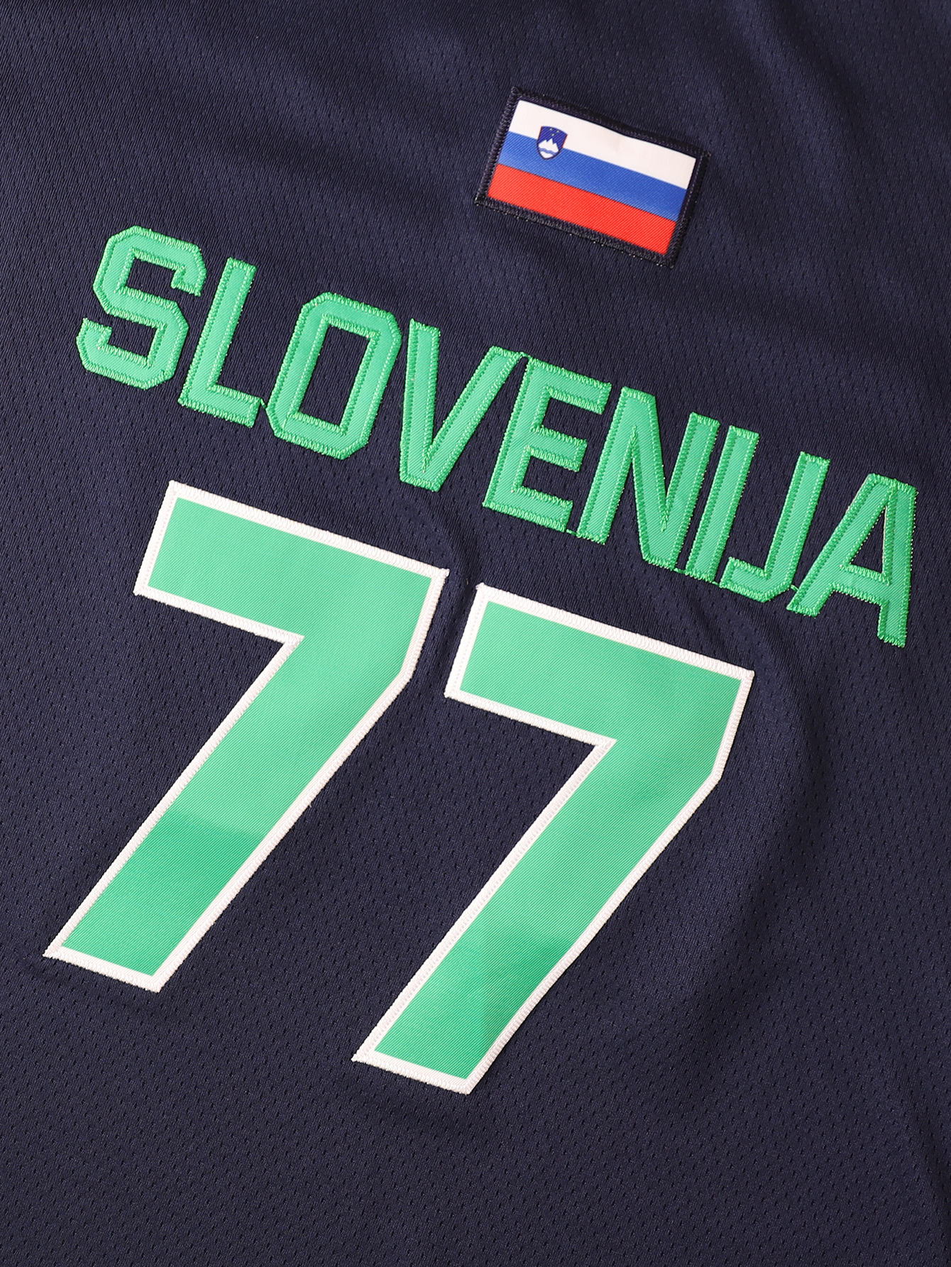 In stock 77 Doncic Basketball Jersey Christmas Gift 100% Stitched Fast Shipping Grey Embroidered Letter Number Design