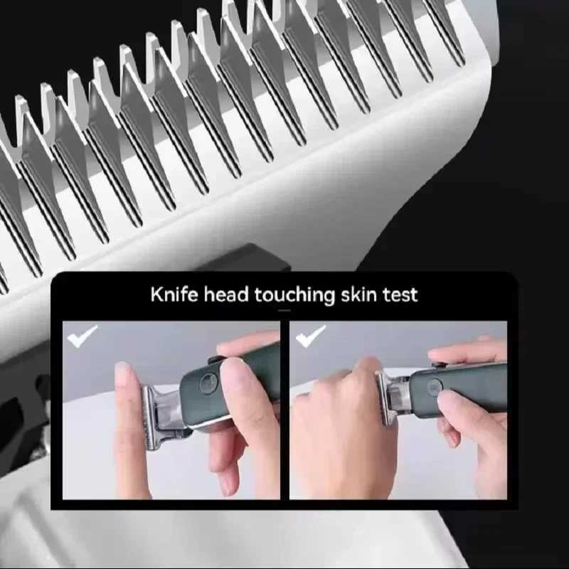 Kemei KM-2027 KM-5098 Professional Hair Clipper and Beard Trimmer New Design USB Rechargeable Shaver for Men Electric Clippers W241212