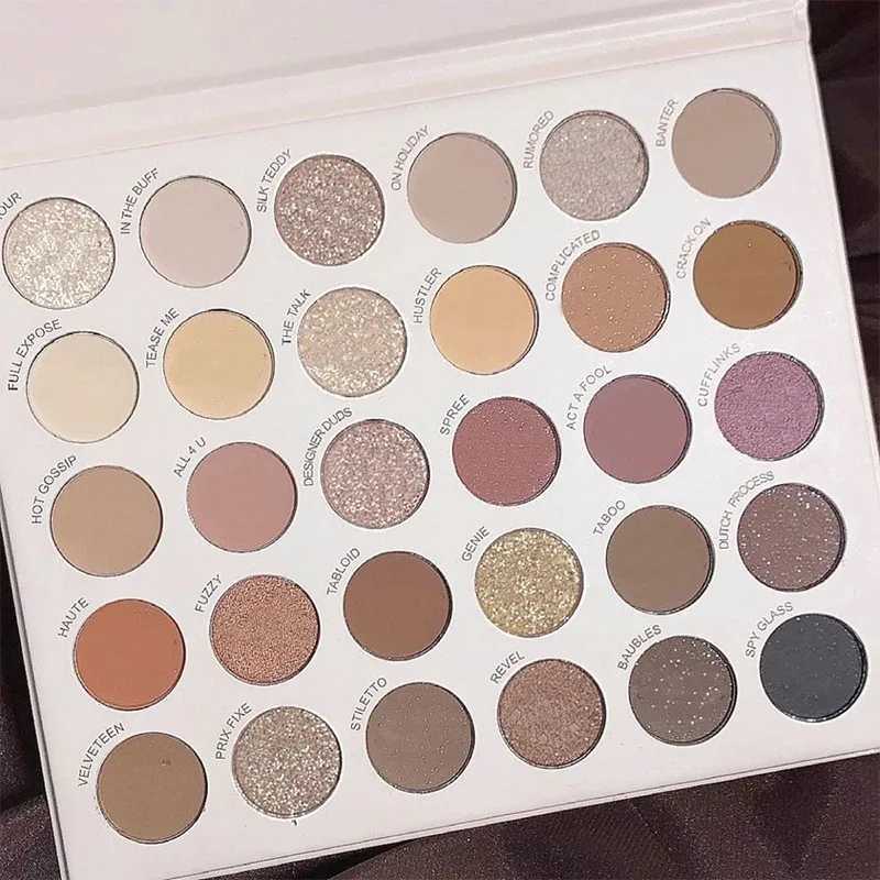 30 color eye shadow plate matte eye shadow girl beginner professional multi color eye shadow plate for daily makeup toolsW241212