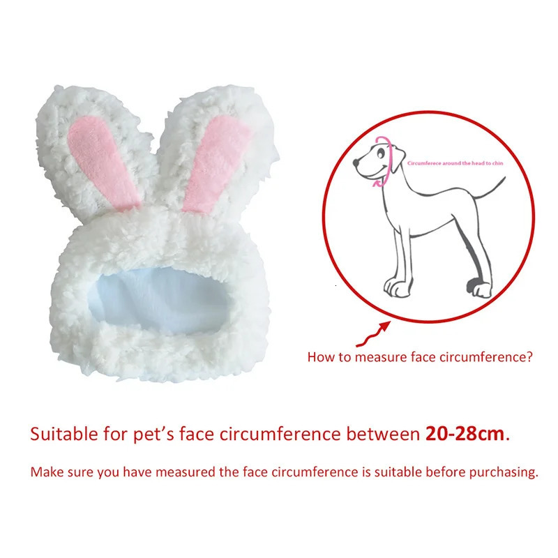 Funny Pet Dog Cat Wig Costume Warm Rabbit Hat For Year Birthday Party Christmas Cosplay Accessories Props Puppy Headwear 241212