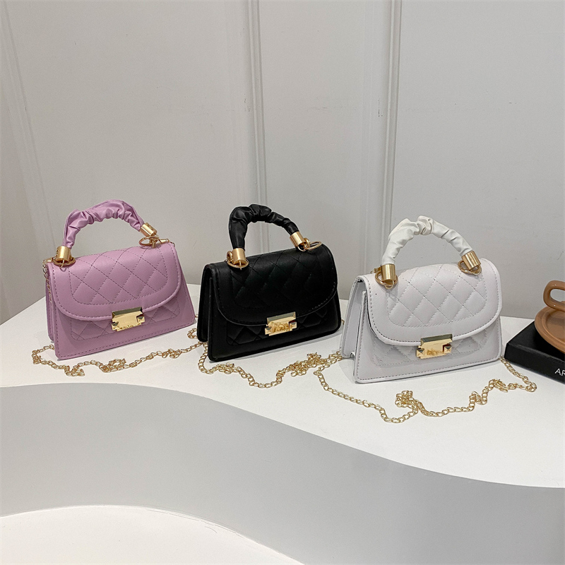 Casual Designer Women's PU Solid Color Bag Metal Decoration Flip Cover Outdoor Handbag Wallet