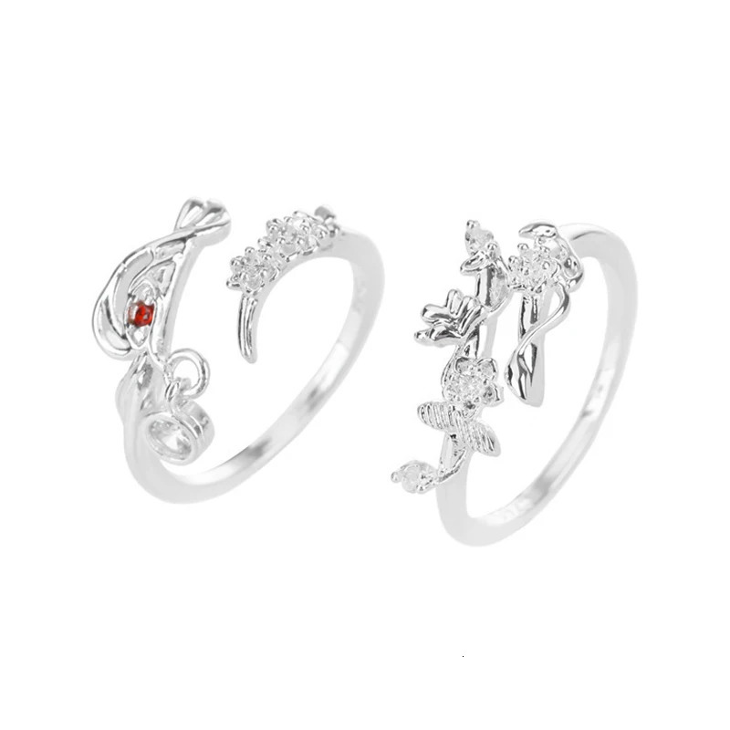 Tianguan Cifu Ring Heaven Official Blessing Huacheng Xielian Adjustable Neutral Couple Jewelry Accessories Gift 241210
