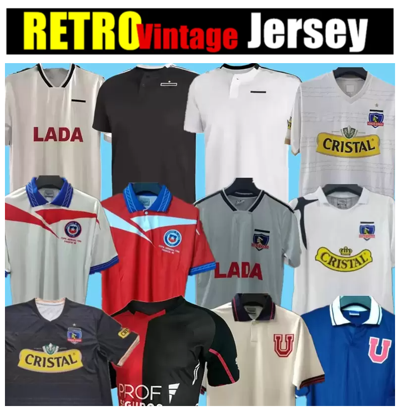 RETRO JIMENEZ Palestino Deportivo Soccer Jerseys Champion Copa Libertadores PARRAGUEZ Colon Colo Colo 1991 2006 2011 football shirt Universidad de Chile sport