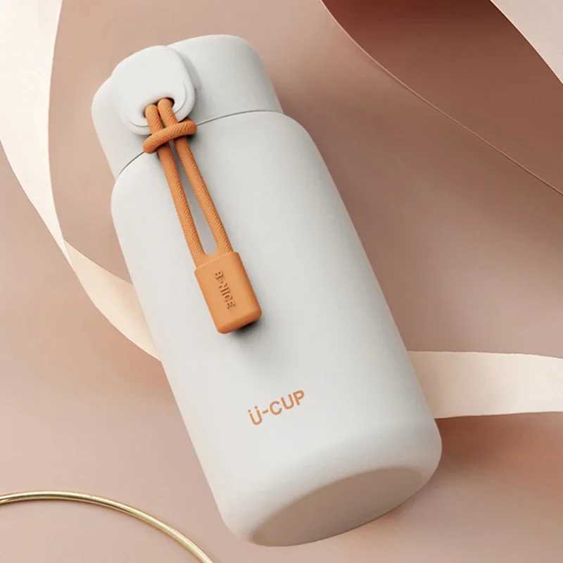 304 stainless steel insulated water bottle belly coffee cup portable insulated water bottle Y241211