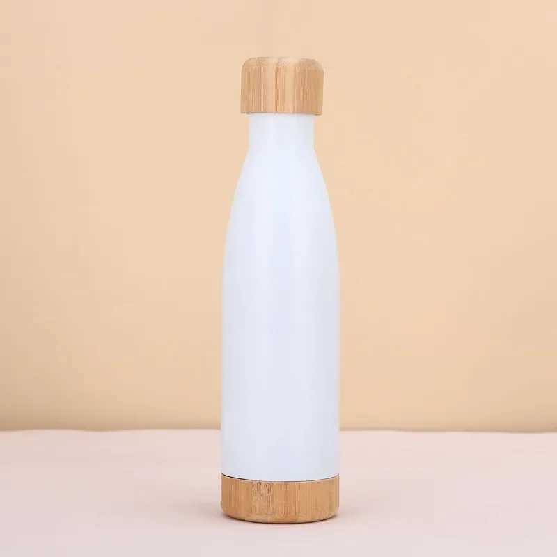 Hsinchu Wooden Bottle Cap Coke Bottle 304 Stainless Steel Crazy Bottle Outdoor Portable Sports Water Bottle Y241211