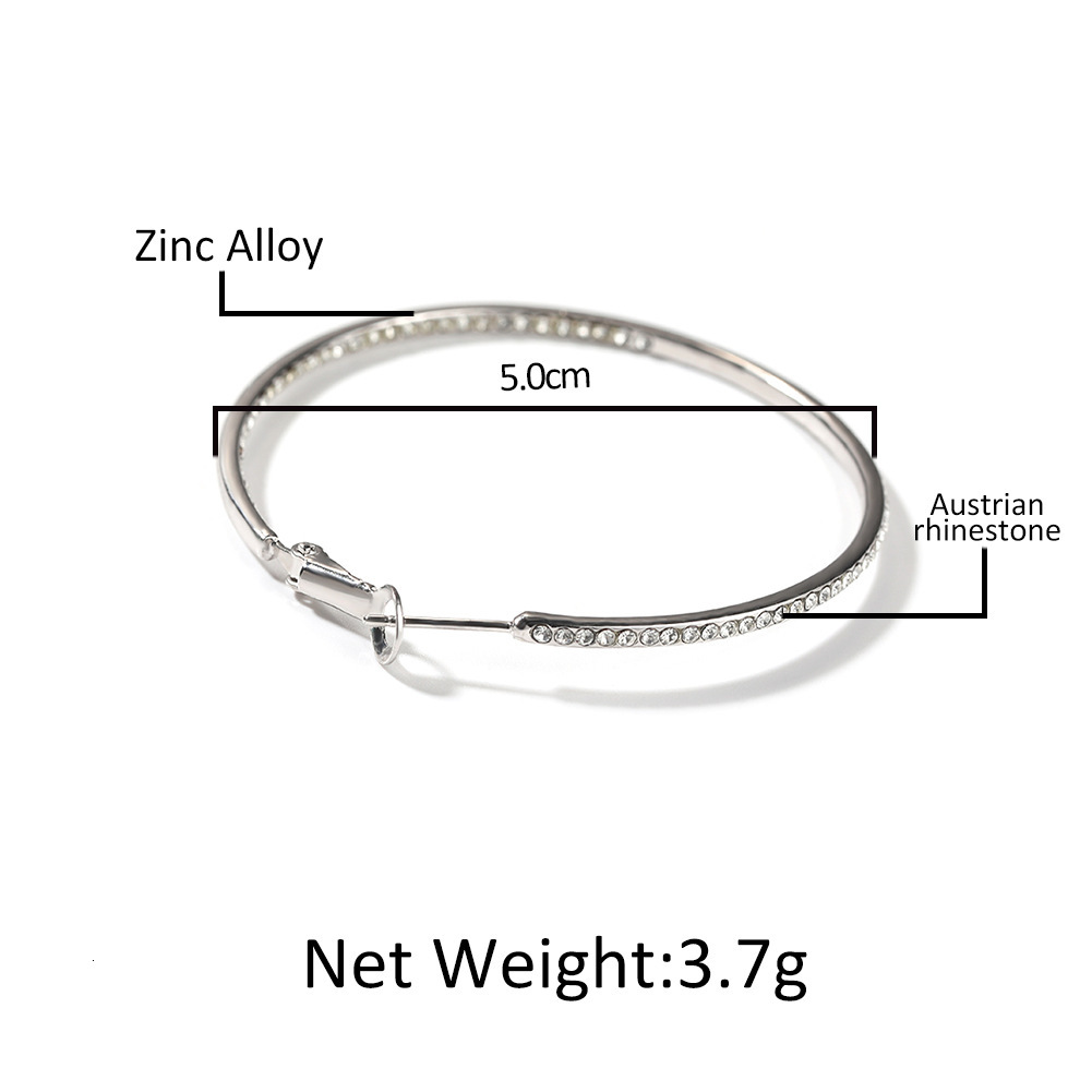 Hip Hop Ancient Big Round Hoop Huggie Earrings For Women Alloy Full Diamond Silver Color Piercing Geometric Womens Dangle Piercing Ear Rings Pendiente