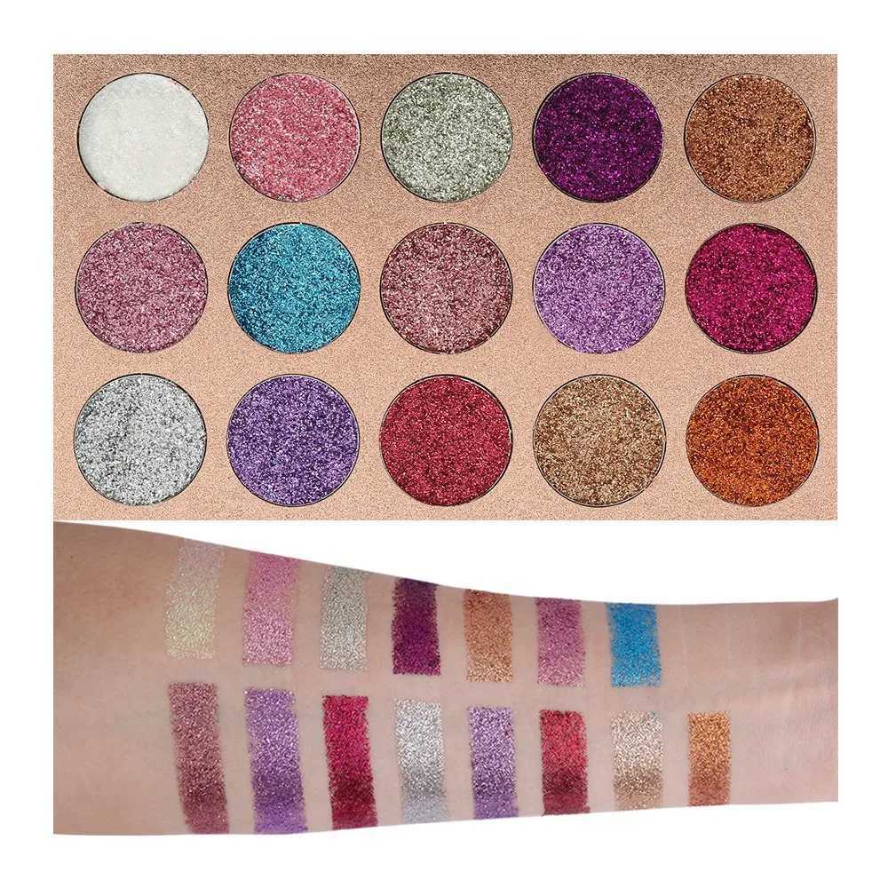 Beauty Glazed 15 Colors Eyeshadow Palette Sparkling Glitter PaletteW241212