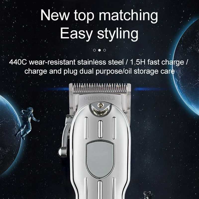 New Trimmer for Men Barber Shop Hair Clipper Mens Lawn Mower Razor Beard Haircut Machine Electric Shaver Hair Cutting Machine W241212