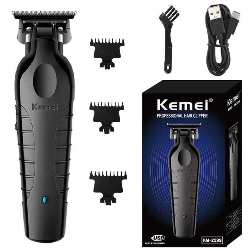 Kemei 2299 Professional Electric Barber Electric Trimmer Professional Hair Male Beard Cutting Machine Finish W241212