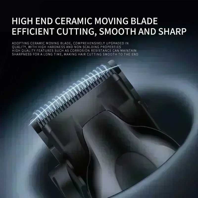 Kemei Shaver KM-2293 km-2290 km-2026 New Hair Trimmer with LCD Display Electric Hair Clipper Mens Hair Clippers for Salon W241212