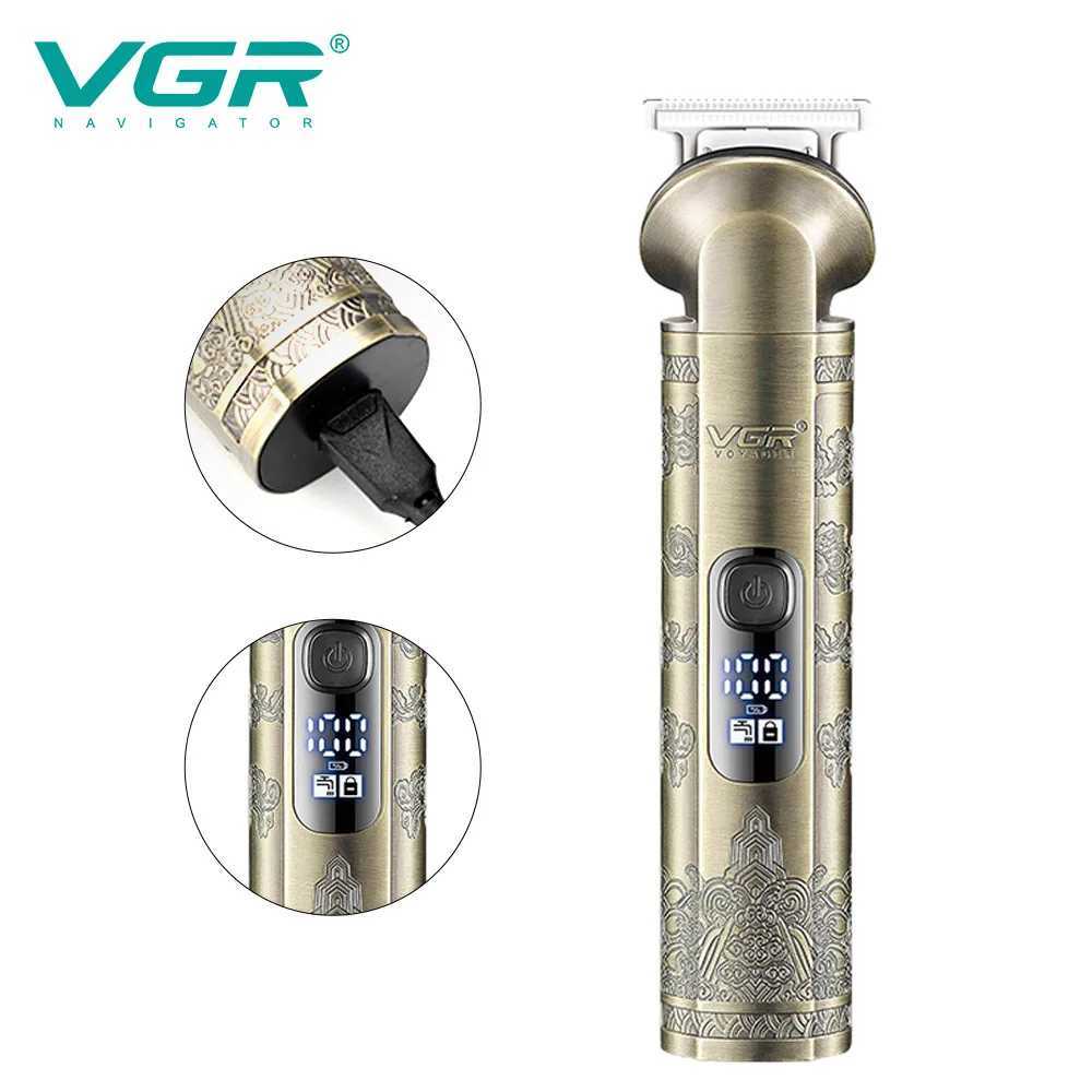 Original VGR integrated waterproof hair trimmer suitable for men metal shell beard trimmer body trimmer electric shaver rechargeable W241212