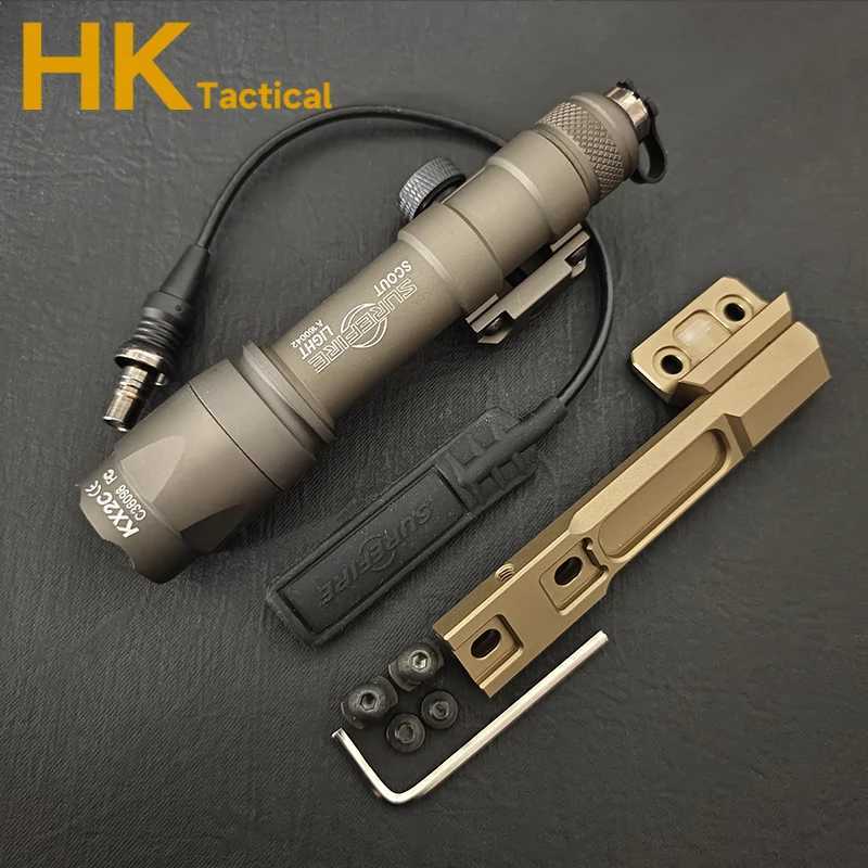 Tactical SF M600 M600C Weapon Gun Light Gun Rifle Weapon M300 M600B Flashlight Reconnaissance Flashlight Hunting Pictinny Rail W241212