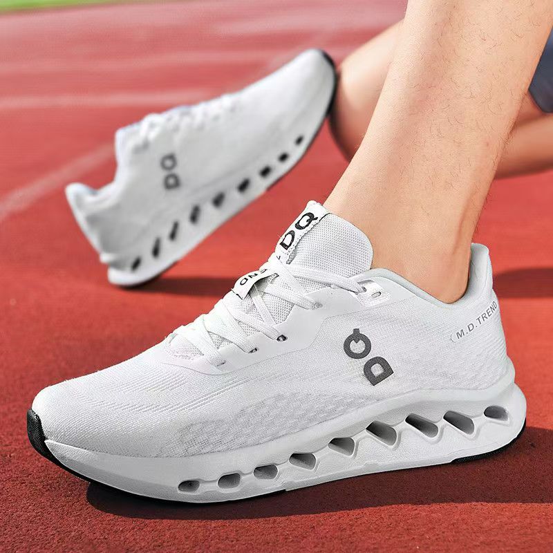 Thick casual men's 2024 new men's lightweight outdoor fashionable running shoes breathable mesh