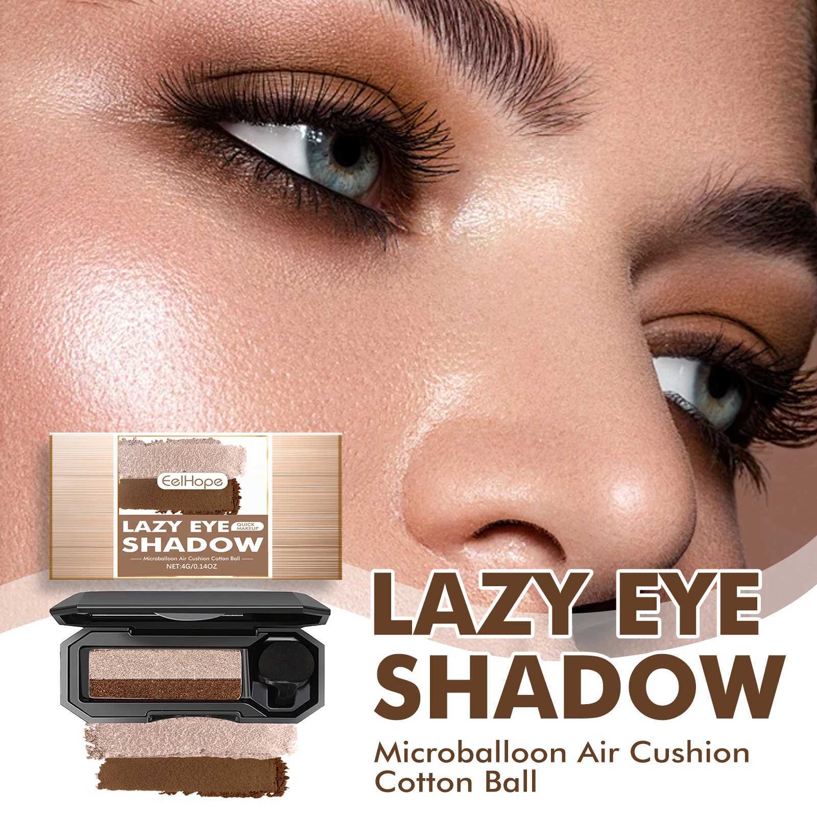Female natural color lace matte novice makeup sequins eye shadow lasting perfect double color eye shadowW241212