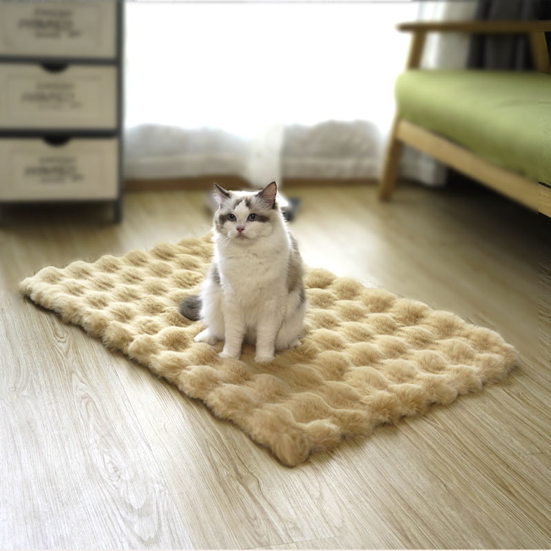 Update Plush Winter Cat And Dog Bed With Thick Warm Foam - Perfect For Cold Weather