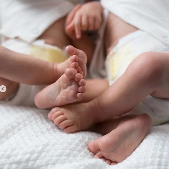 48CM Full Body Silicone Reborn Baby Doll Boy Girl TWIN A TWIN B born Doll Lifelike Soft Bebe Reborn De Silicona 241212