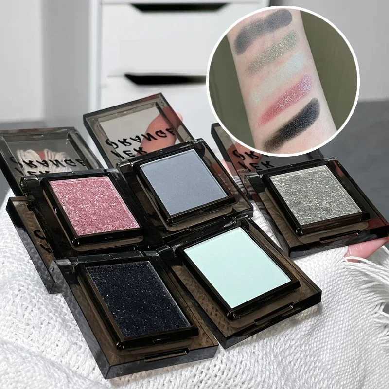 Smoke Blue Grey eye shadow Palette Sweet Cool Monochrome Mini eye shadow Palette Matte Glitter Eye MakeupW241212