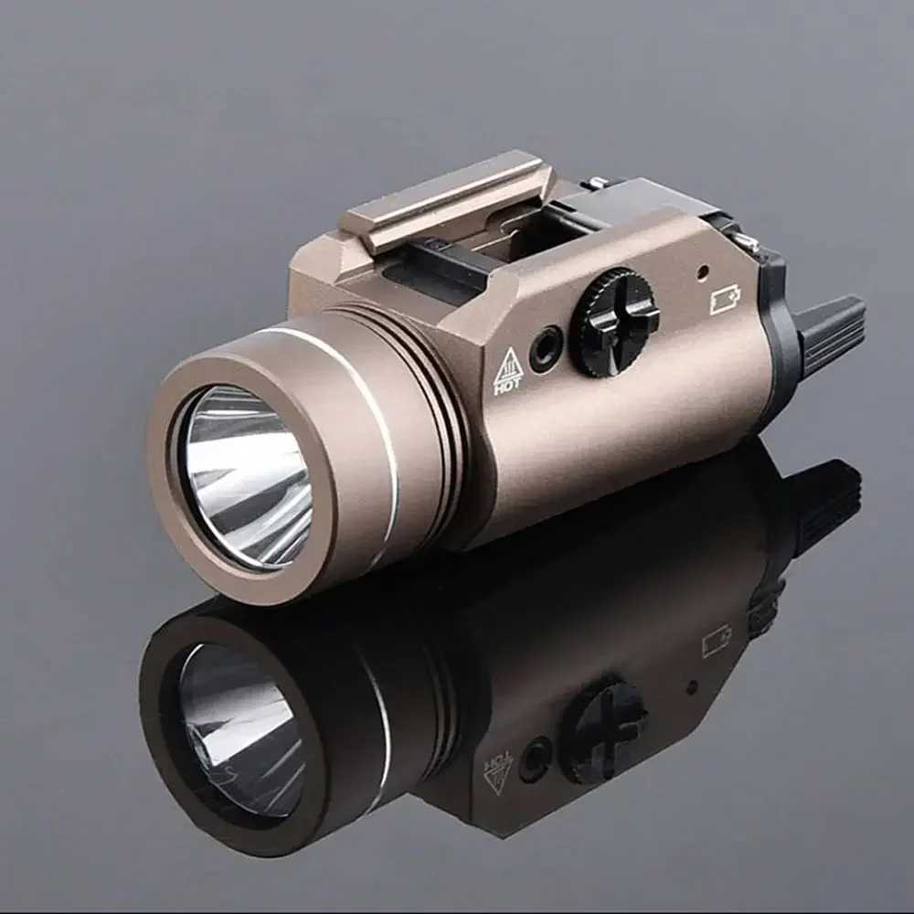 TR-1 Tactical Flshlight HL 800 Lumen D Ectronic Weapon Light Fit 20mm Rail Airsoft Weapon Hunting Flashlight W241212