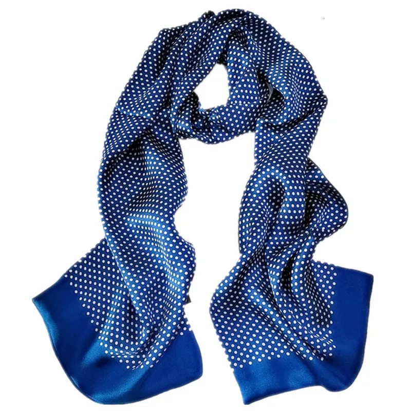 Dankeyisi natural silk scarf mens silk scarf autumn mens warm long silk high-quality neck scarf double-layer 241211