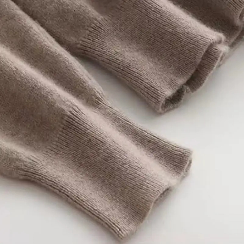 Cashmere cotton blended navy blue collar mens sweater autumn mens sweater winter mens pullover high neck sweater 241205